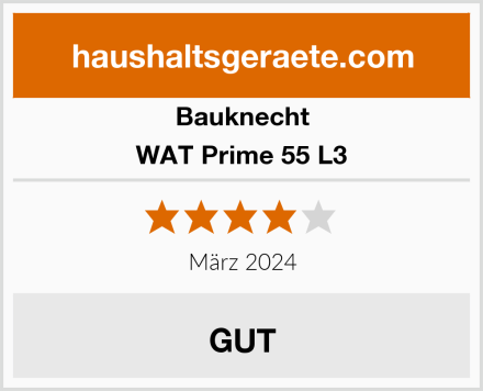 Bauknecht WAT Prime 55 L3 Test