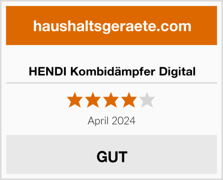 HENDI Kombidämpfer Digital Test