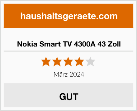  Nokia Smart TV 4300A 43 Zoll Test