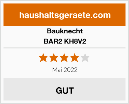 Bauknecht BAR2 KH8V2 Test