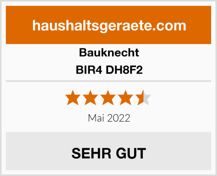 Bauknecht BIR4 DH8F2 Test