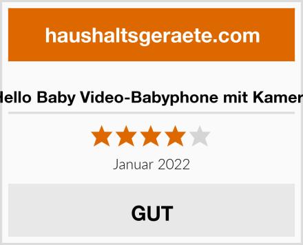  Hello Baby Video-Babyphone mit Kamera Test