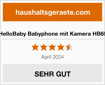  HelloBaby Babyphone mit Kamera HB65 Test