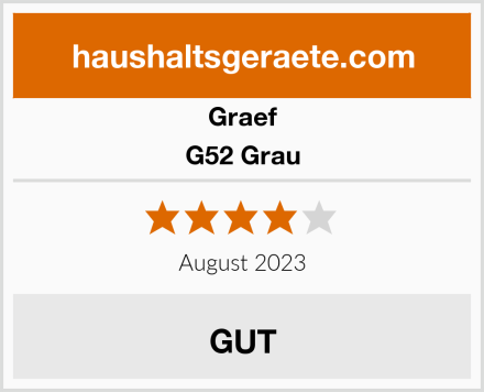 Graef G52 Grau Test