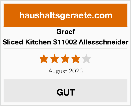 Graef Sliced Kitchen S11002 Allesschneider Test