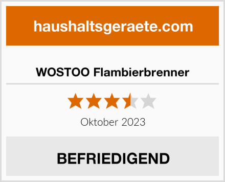  WOSTOO Flambierbrenner Test