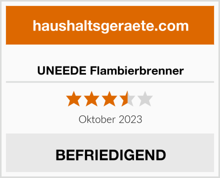  UNEEDE Flambierbrenner Test