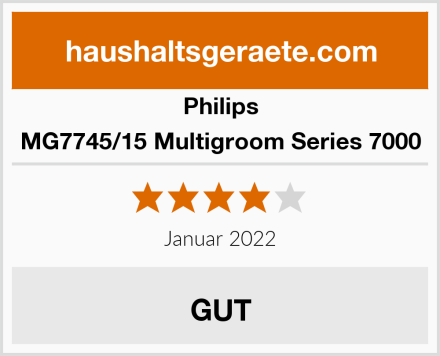 Philips MG7745/15 Multigroom Series 7000 Test
