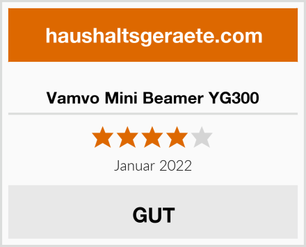  Vamvo Mini Beamer YG300 Test