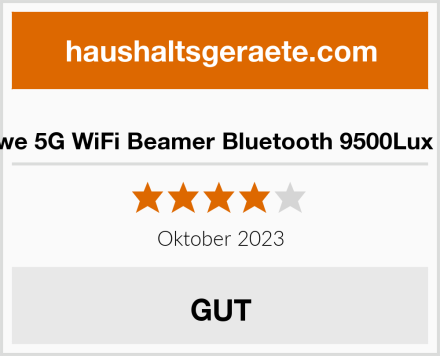  Clokowe 5G WiFi Beamer Bluetooth 9500Lux Native Test