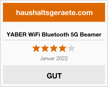  YABER WiFi Bluetooth 5G Beamer Test