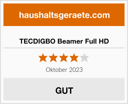 TECDIGBO Beamer Full HD Test