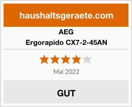 AEG Ergorapido CX7-2-45AN Test
